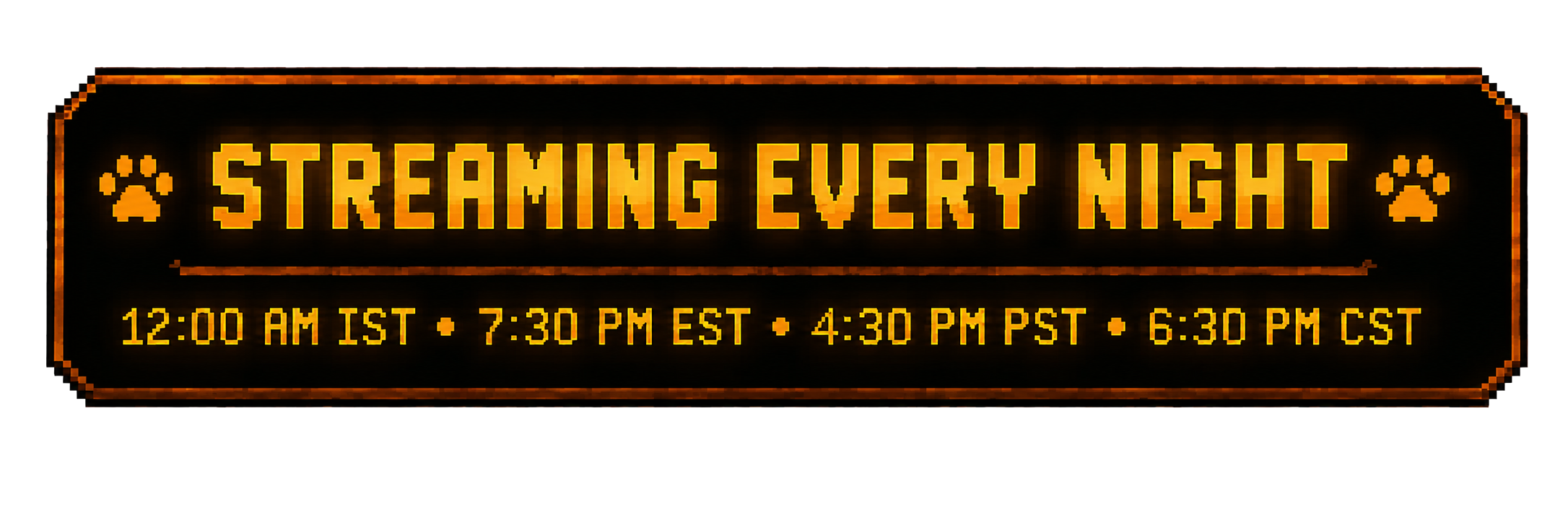 Streaming Every Night banner